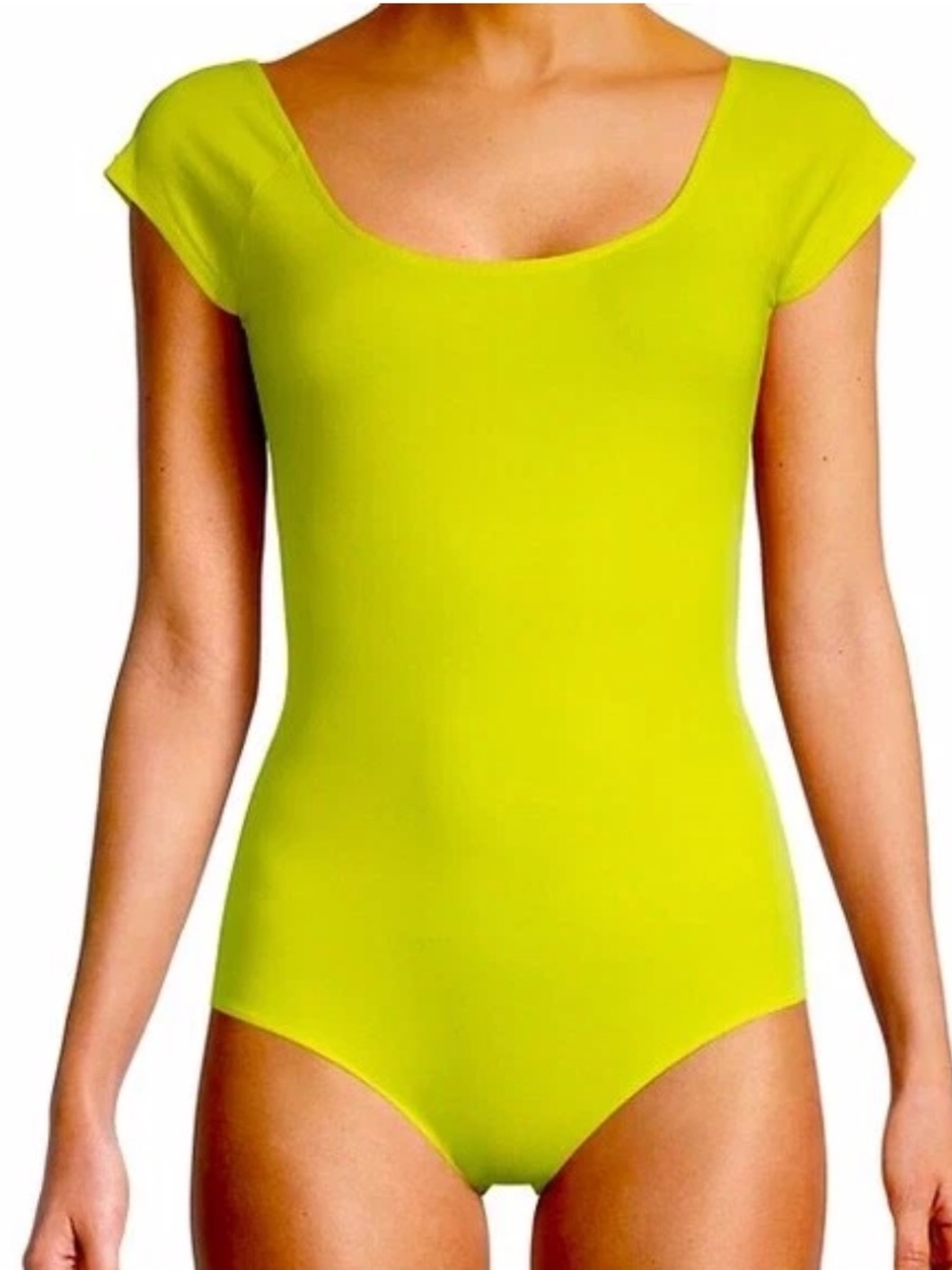 Rag & Bone Lime Green Bodysuit